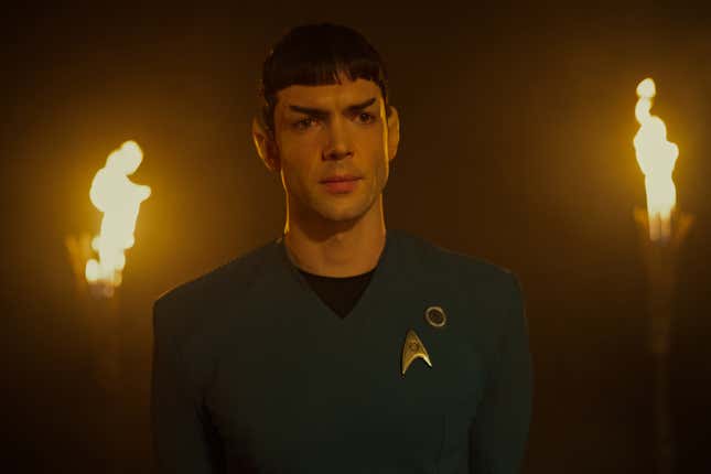 Image for article titled Strange New Worlds Went Full Star Trek Disaster Movie, and It Ruled