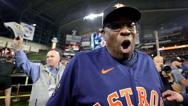 Dusty Baker was the lone African-American to be actually involved in the games of the World Series.