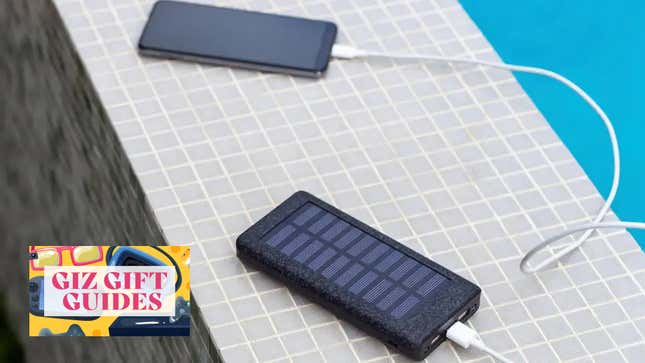 A gift that keeps on giving, a solar smartphone charger.