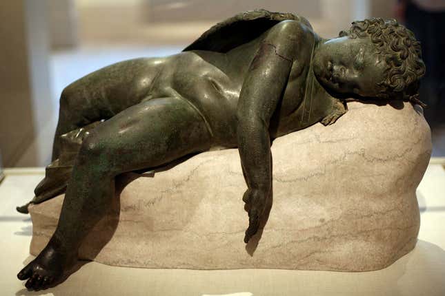 Angels get some shut eye too.