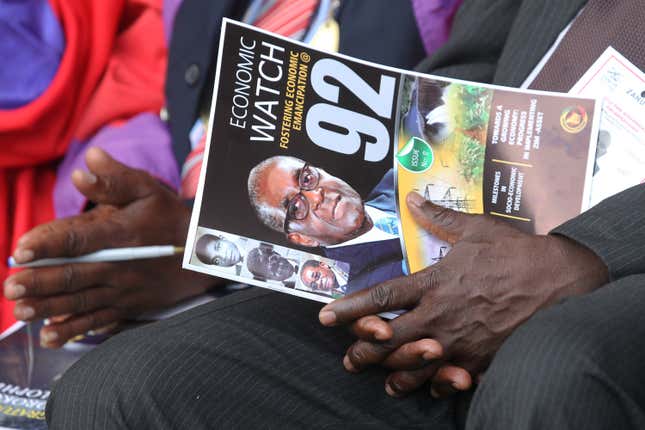 Image for article titled How has 92-year-old Robert Mugabe managed to stay the world’s oldest president?