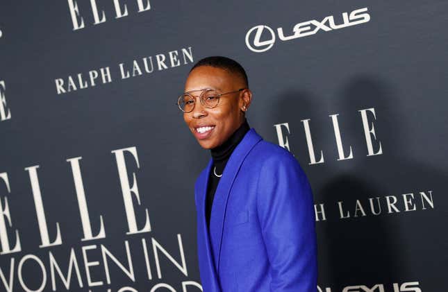 US screenwriter Lena Waithe arrives to attend ELLE’s 27th Annual Women In Hollywood Celebration at the Academy Museum of Motion Pictures on October 19, 2021 in Los Angeles, California. (Photo by Michael Tran / AFP) (Photo by MICHAEL TRAN/AFP via Getty Images)