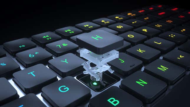 Imagen para el artículo titulado El Vissles LP85 es el teclado mecánico Apple Magic Keyboard que estabas esperando