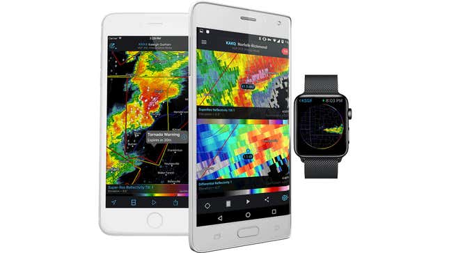 Image for article titled The 7 Best Weather Apps to Replace Dark Sky on iPhone and Android