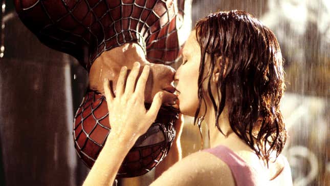 the upsidedown kiss from spidey 1