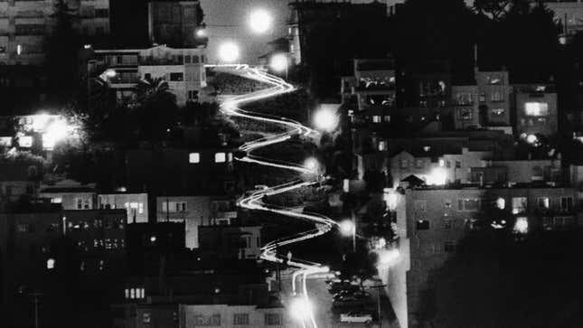 Lombard Street, San Francisco: More curves than a dame in a 1950s noir detective novel.