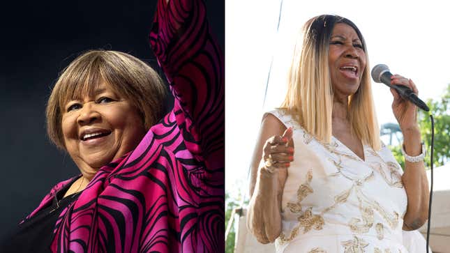 Image for article titled Mavis Staples Spills Piping Hot Tea on Aretha Franklin