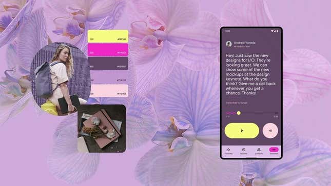 Google’s vision for Material You includes dynamic buttons, bolder colors, and themes for every part of the interface.