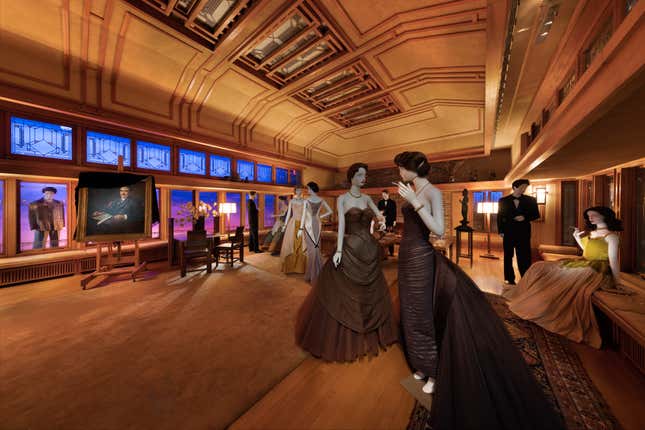 A wake in the Met's Frank Lloyd Wright Room, directed by Martin Scorsese.