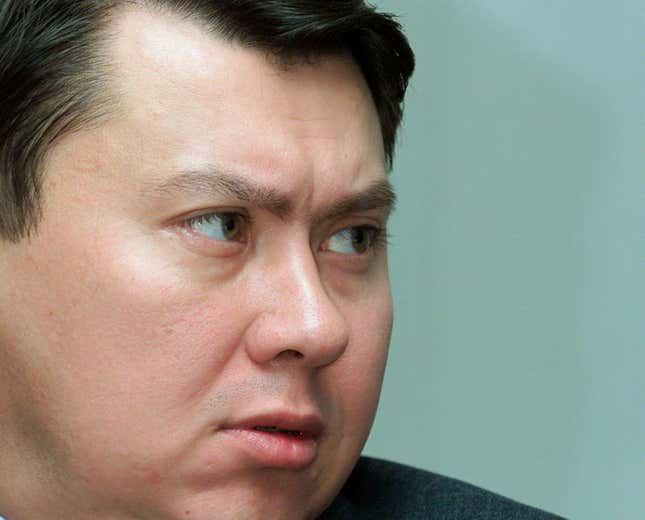 The look that terrified Kazakh businessmen.