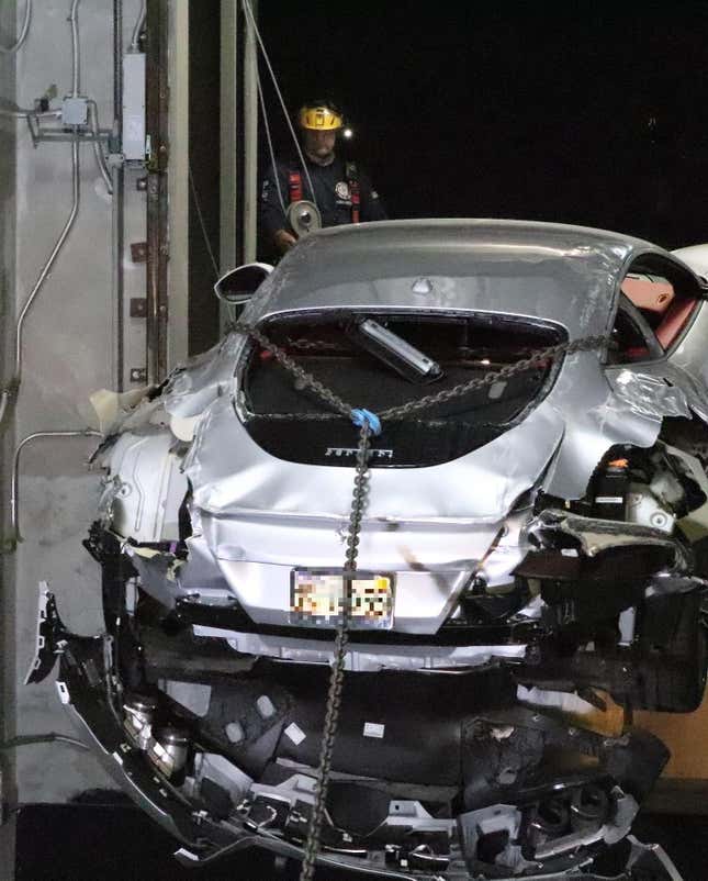 Image for article titled Florida Man's Ferrari Roma Had a Bad Day