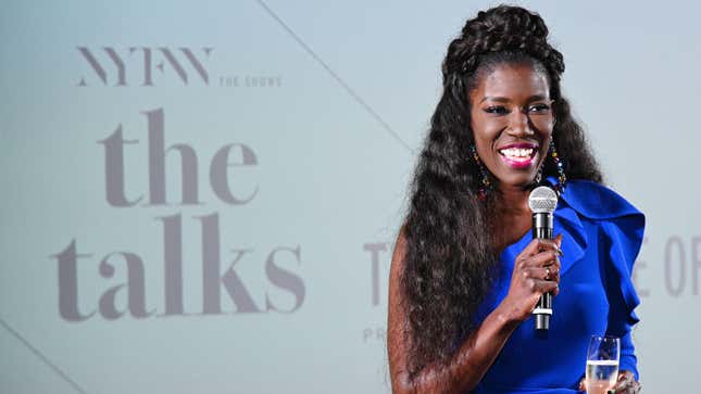 Bozoma Saint John speaks at NYFW: The Talks during New York Fashion Week: The Shows on February 06, 2020 in New York City.
