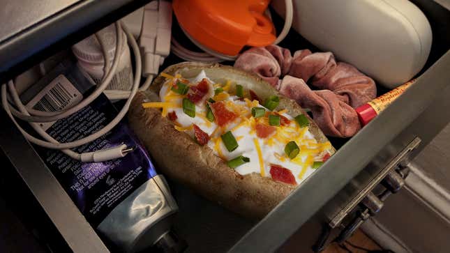 Image for article titled Single Woman Feels Safer Keeping Loaded Baked Potato In Nightstand