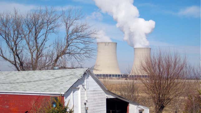 Steam escapes from Exelon’s nuclear plant in Byron, Illinois.