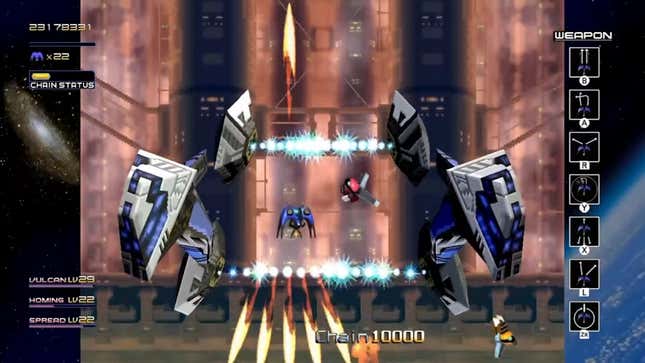 A gun plane shoots a mech.