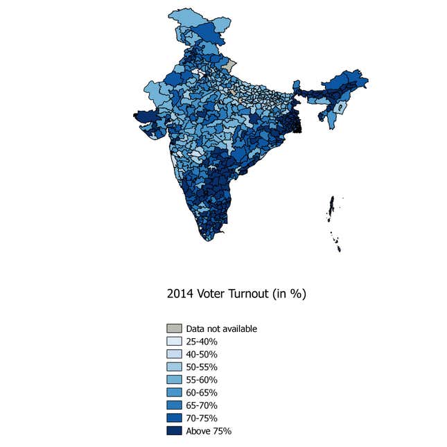 Data: Election Commission of India, Datameet