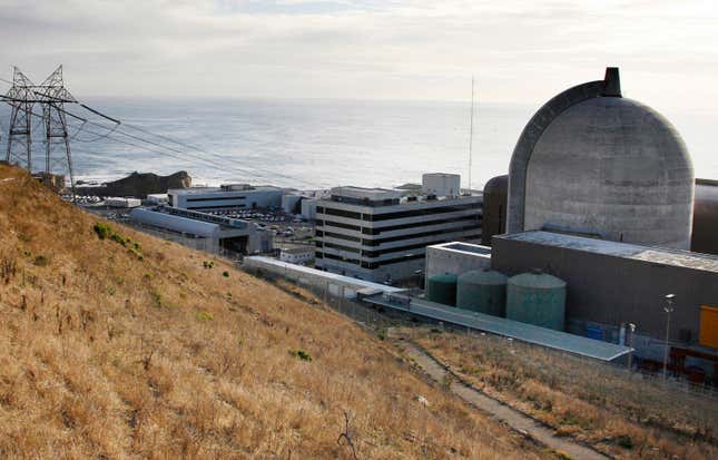 One of the Diablo Canyon nuclear reactors in in Avila Beach, CA.