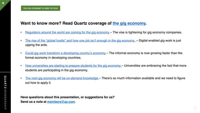 Image for article titled The gig economy gets a boost from the US election