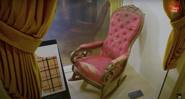 Image for article titled How Henry Ford Ended Up With Abraham Lincoln's Assassination Chair
