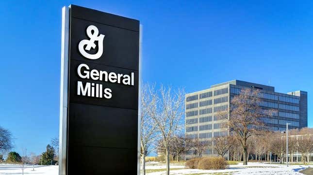 A General Mills sign