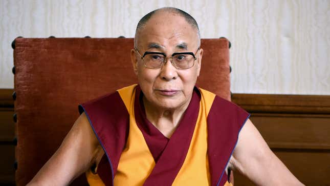 Image for article titled Dalai Lama Admits He Felt Left Out Being Only Leader Of Major Religion Not To Molest Someone