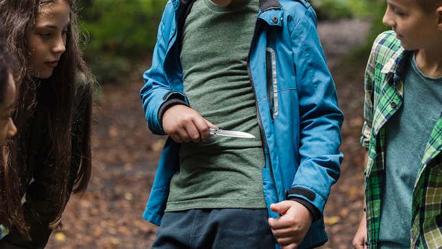 Image for article titled Nation’s Older Cousins Announce Plans To Whip Butterfly Knives Around In The Woods