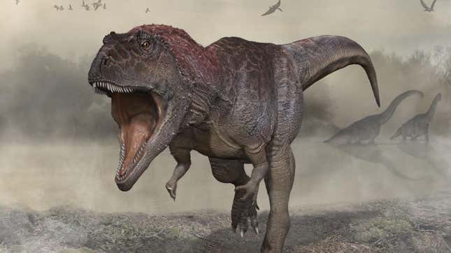Scientists aren’t sure what Meraxes gigas (seen here in a rendering) used its tiny arms for.