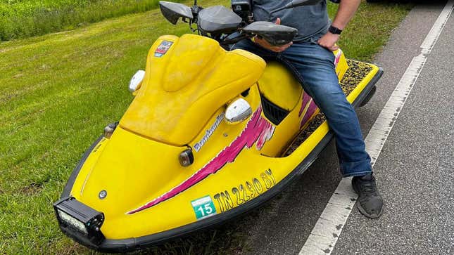 Image for article titled Man on Jet Ski Pulled Over in Alabama