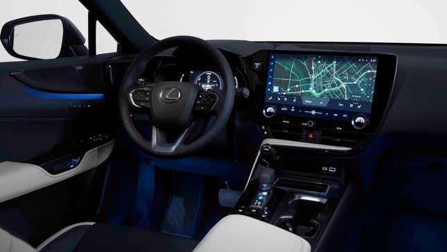 Image for article titled The New Lexus NX Doesn't Look That New, Until You Climb Aboard