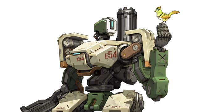 Bastion from Overwatch, who has been temporarily removed from Overwatch 2 a week after launch following the discovery of bugs with his ultimate that allowed players to trigger it infinitely.