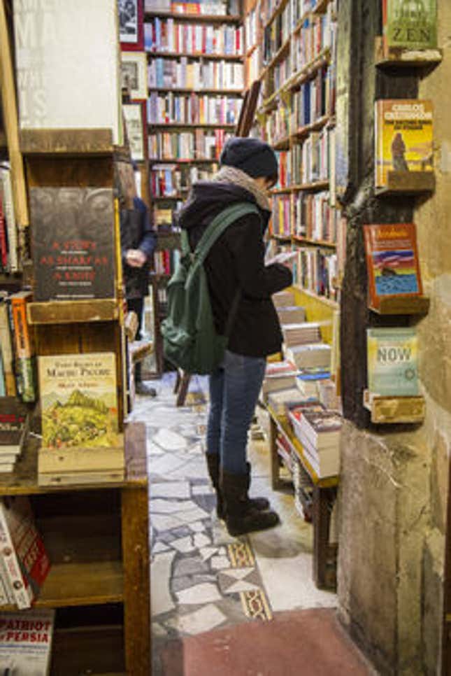 The long-established Shakespeare & Company featured in Woody Allen’s film Midnight in Paris.