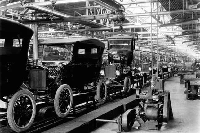 Options were limited in Ford’s Model T factory.