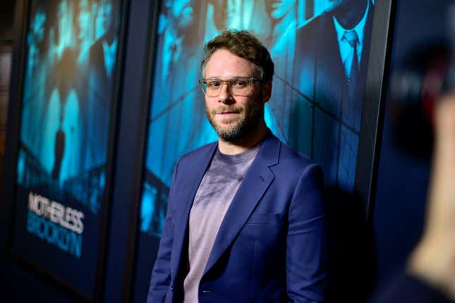 Image for article titled Congratulations to Seth Rogan, the First White Male Comedian to Admit Some of His Past Jokes &#39;Aged Terribly&#39;