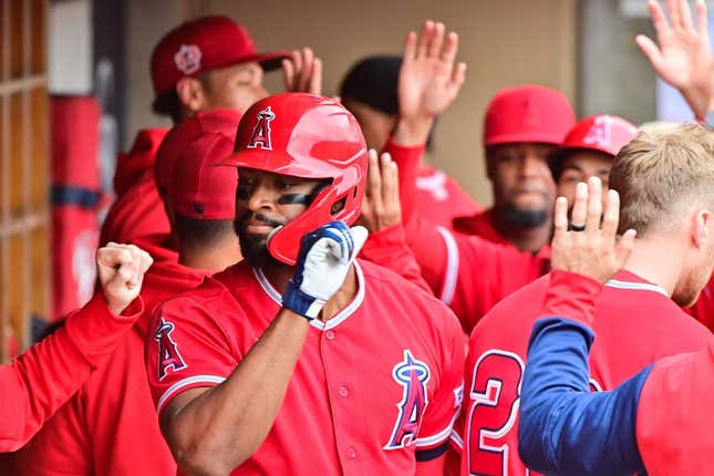 Jo Adell hopes to help Angels sweep Cubs