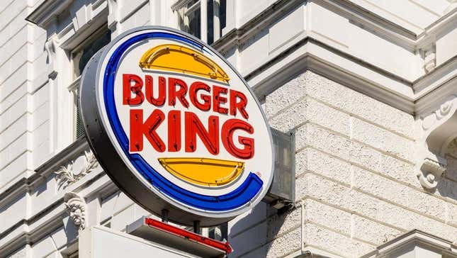 Burger King sign in Vienna, Austria
