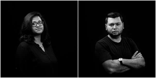 Mercy Amalraj and Nirupesh Joshi.