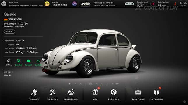 Image for article titled Gran Turismo 7 Might Let You Frankenstein A 911 GT3 Engine Into A Beetle