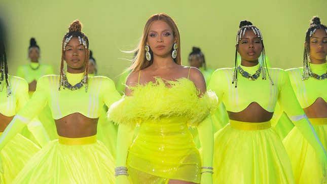 Beyoncé performs during the ABC telecast of the 94th Oscars® on Sunday, March 27, 2022 in Los Angeles, California.