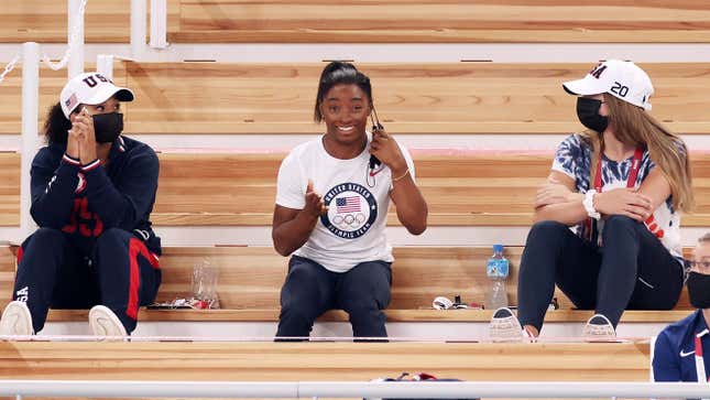 Image for article titled Don&#39;t Call It a Comeback: Simone Biles Rejoins the Olympic Competition
