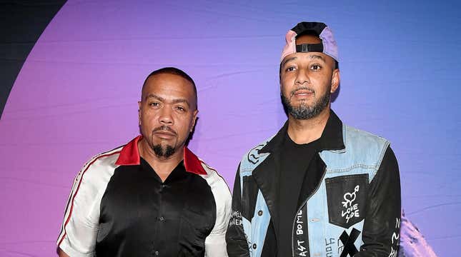 Timbaland and Swizz Beatz attend day 1 of REVOLT Summit x AT&amp;T Summit on September 12, 2019.