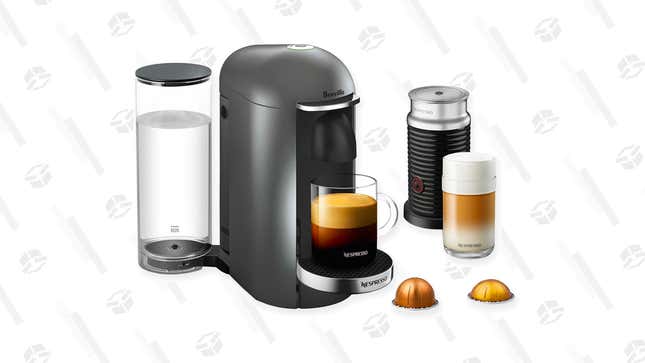 Nespresso by Breville VertuoPlus Deluxe Coffee and Espresso Maker Bundle | $144 | 40% off | Bed Bath &amp; Beyond