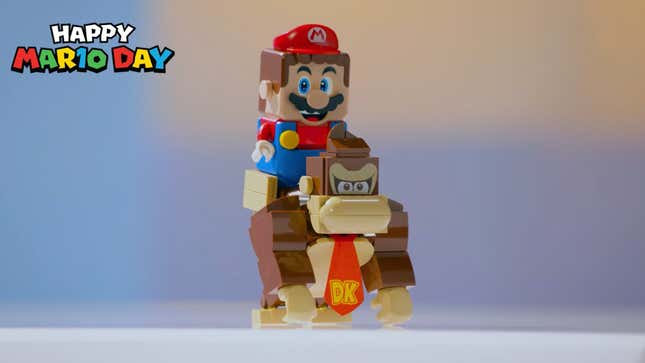 Image for article titled Fireballs Are Useless Against Lego Super Mario's New Baddie: Dry Bowser