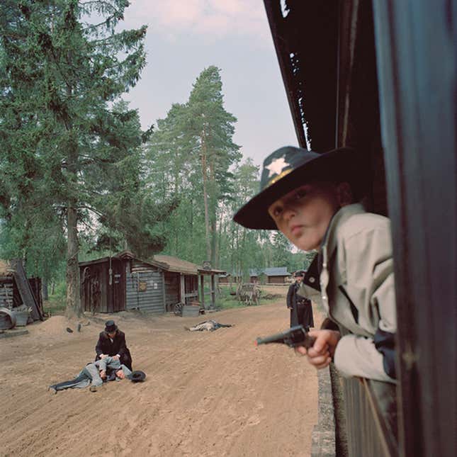 A cowboy-themed amusement park in Sweden.
