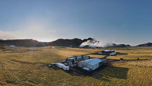 The Orca plant in Iceland, the largest direct air capture plant in the world.