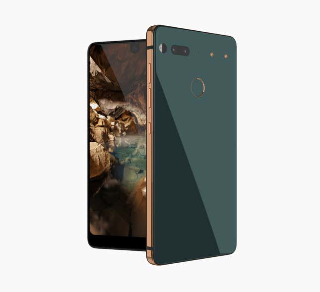 The phone has dual cameras and a rear fingerprint sensor.