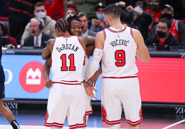 DeMar DeRoan and Nicola Vucevic have brought the Bulls back.