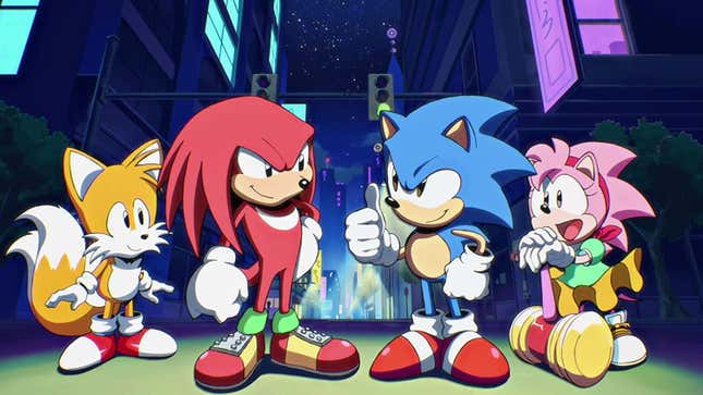 Sonic and friends assert their protected right to organize. 