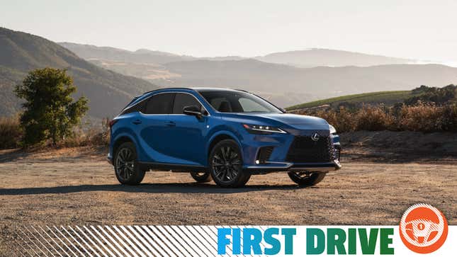 It’s still recognizable as an RX, but Lexus toned down the styling and it’s not bad.