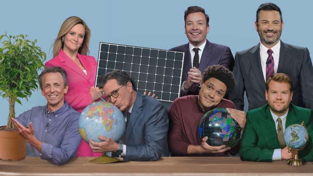 Image for article titled Late Night Climate Comedy Segments, Ranked
