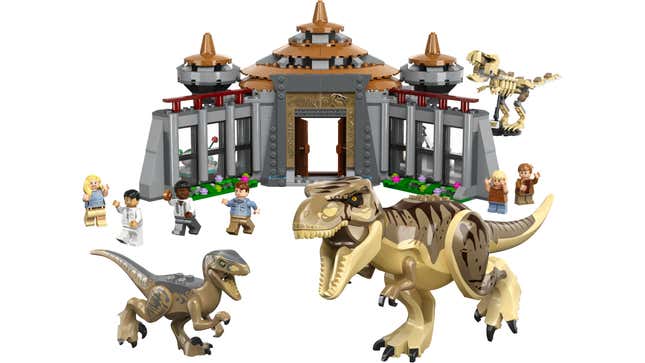 Image for article titled Lego Welcomes Everyone Back to Jurassic Park With 5 New Sets and One Big Pile of Poop